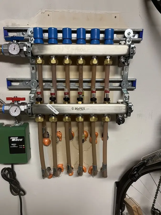 Plumber performing Leak Detection at a residential property in Crestview